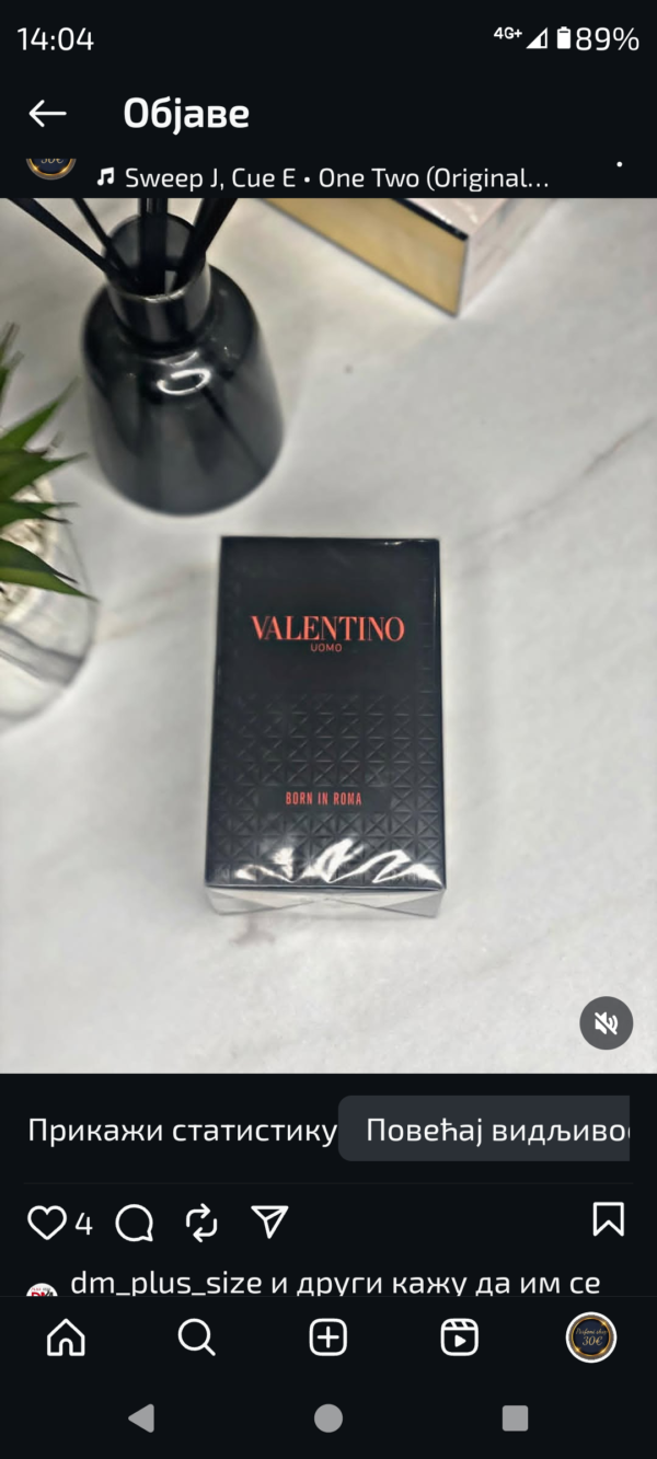 Valentino uomo born in roma 100ml