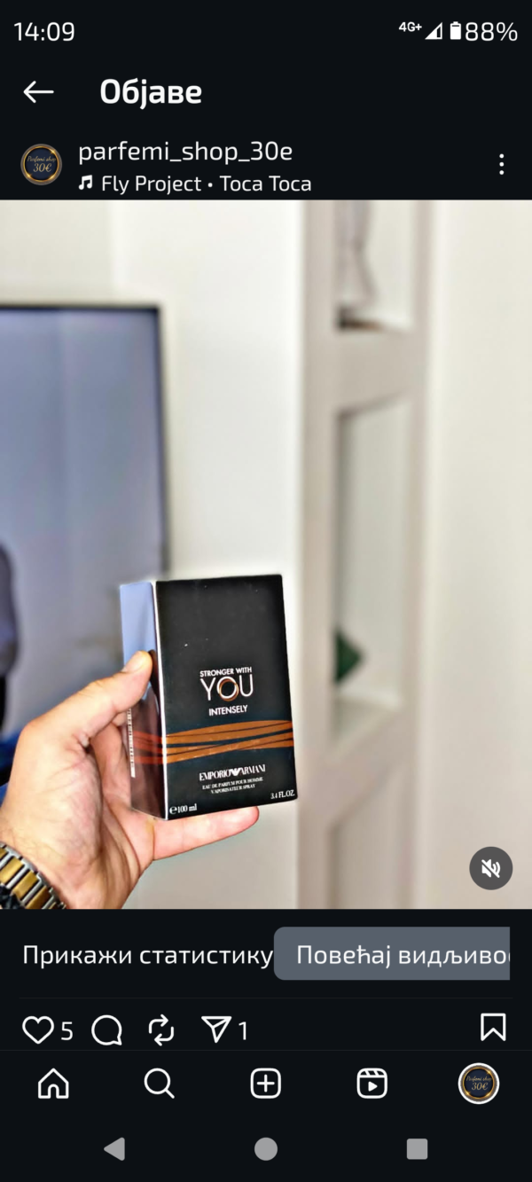 Stronger with you intensely 100ml